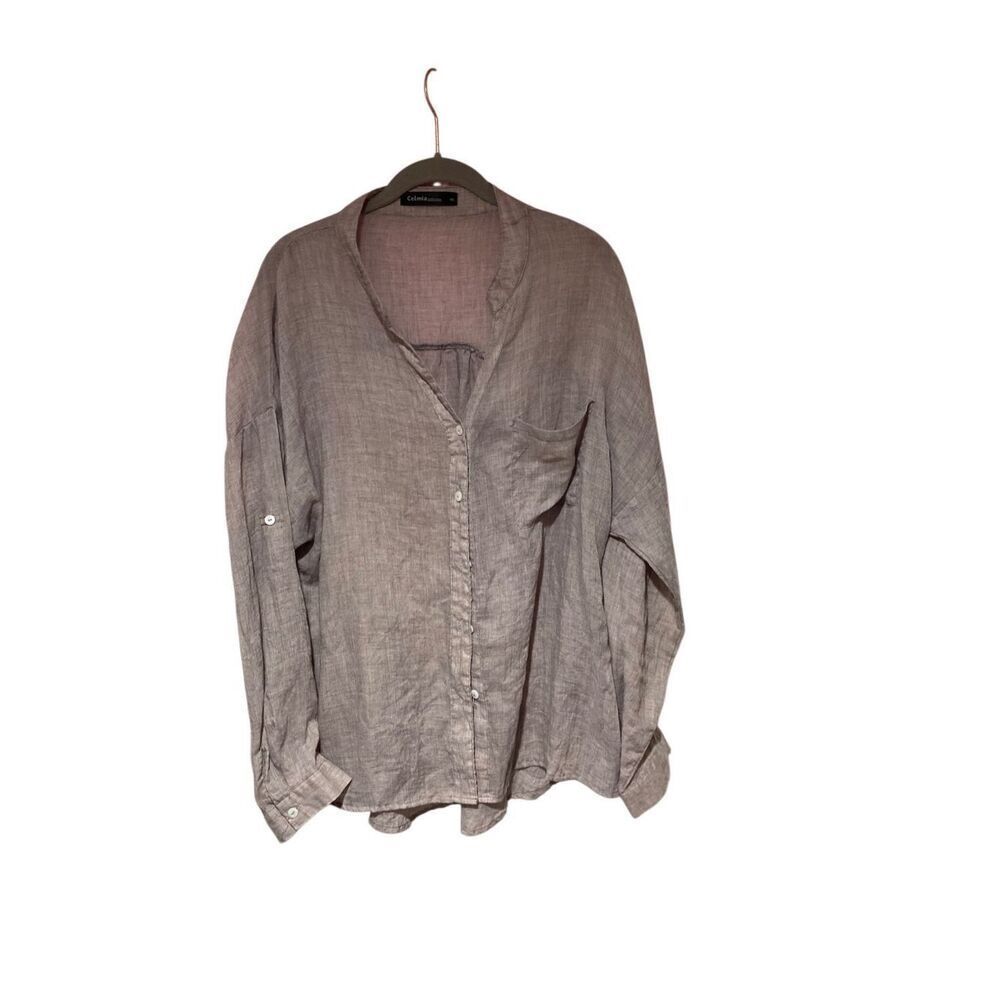 Celmia Collection Woman’s Lightweight 3/4 Sleeve Blouse Size 3X
